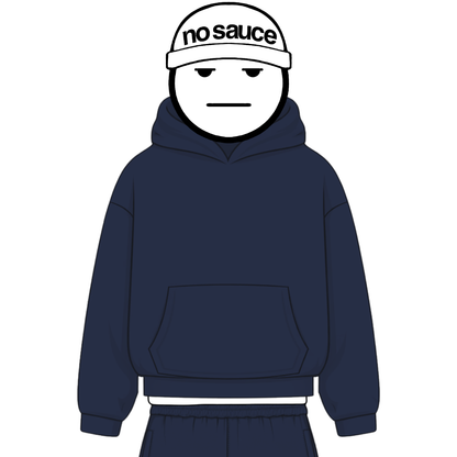 the straight leg jogga' - navy No Sauce