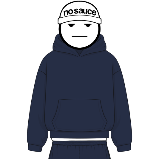 the straight leg jogga' - navy No Sauce