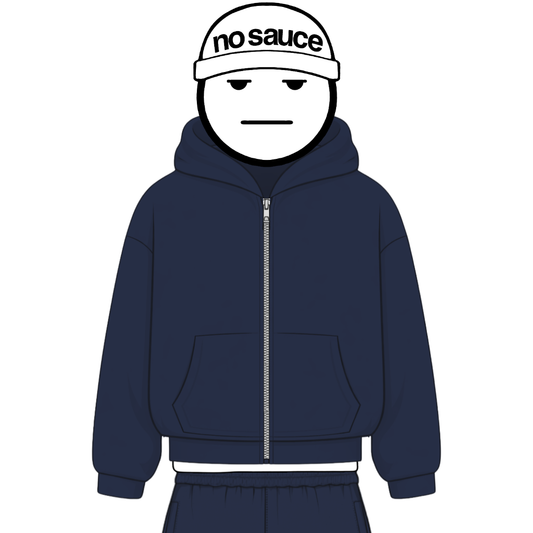 the zippa' - navy No Sauce