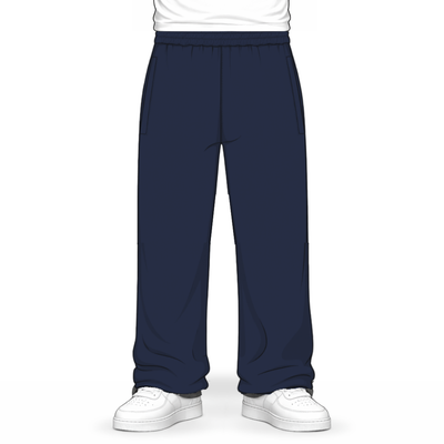 the straight leg jogga' - navy No Sauce