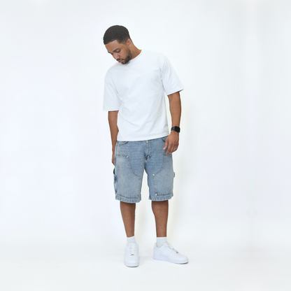 the perfect oversized tee - white no sauce
