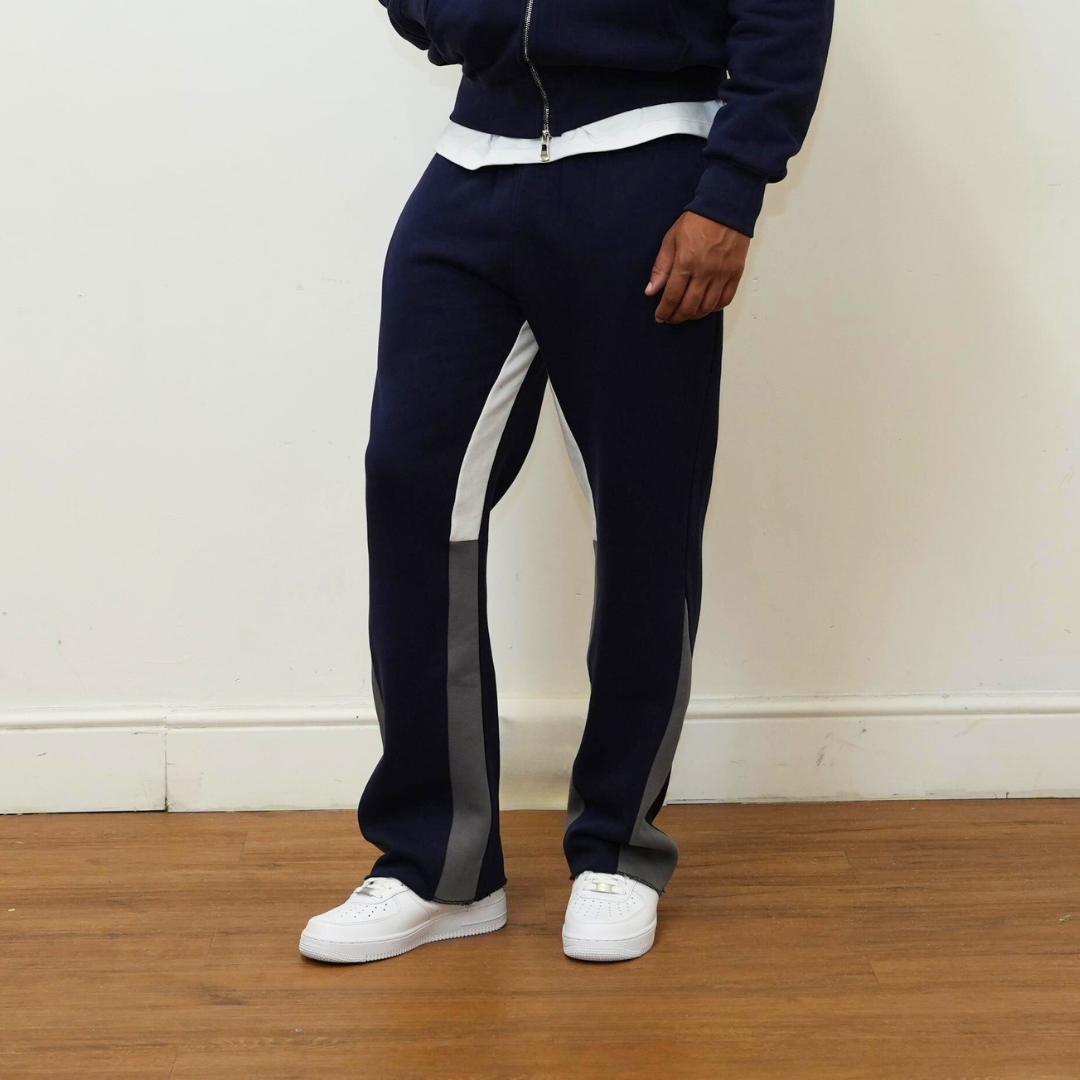 the flared jogga' - navy no sauce