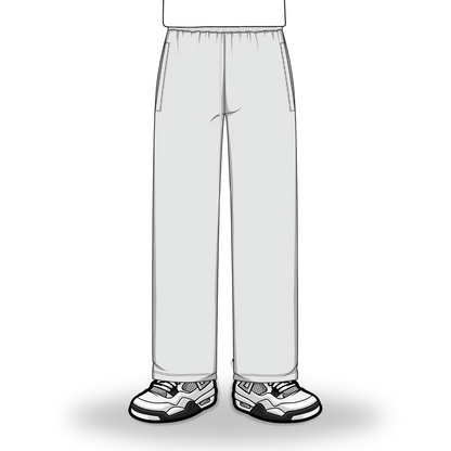 the straight leg jogga' - grey