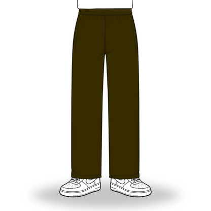 the straight leg jogga' - brown