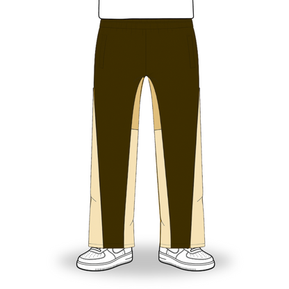 the flared jogga' - brown