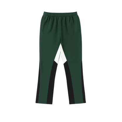 the flared jogga' - green