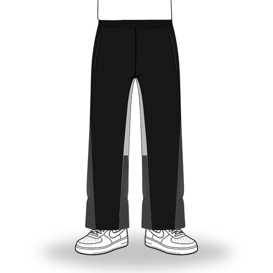 the flared jogga' - black