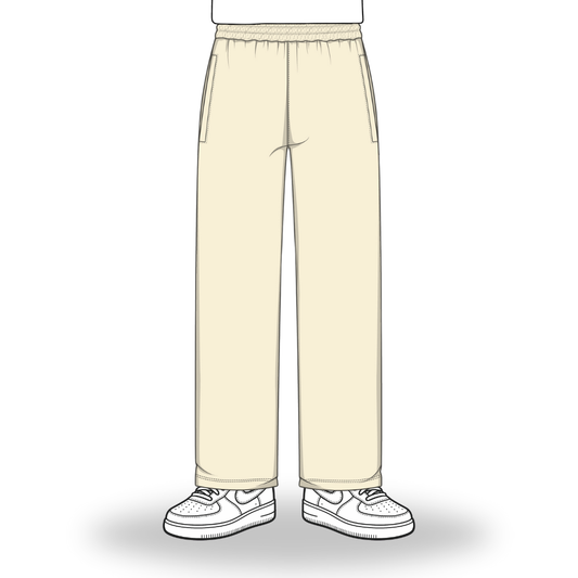 the straight leg jogga' - crème no sauce