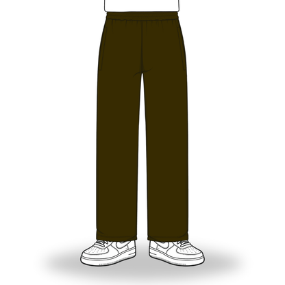 the straight leg jogga' - brown no sauce
