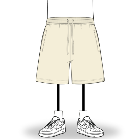 the shorts 2.0 - crème no sauce