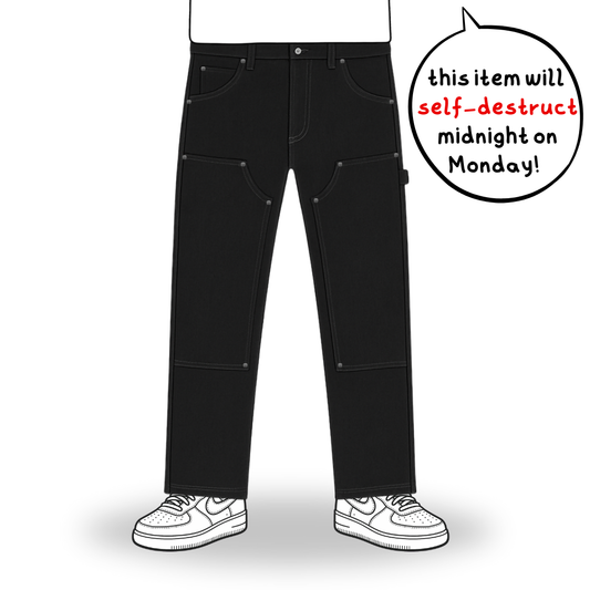 the flared carpenta' jeans - black No Sauce