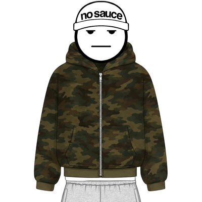 the zippa' - camo No Sauce